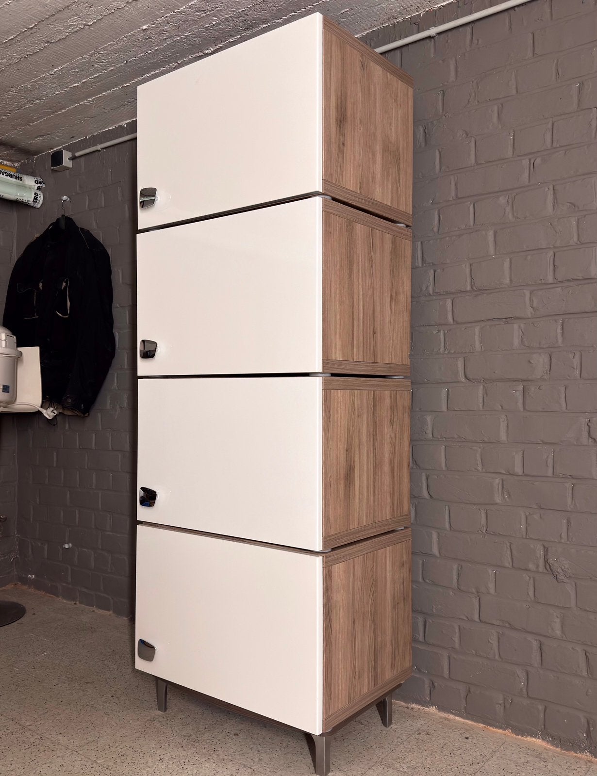 4 box armoire ikea, Tuin en Terras, Ophalen, Gebruikt