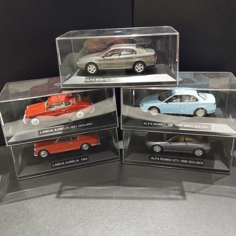 lot 5 miniatures 1/43è - Alfa romeo / Lancia, Enlèvement ou Envoi