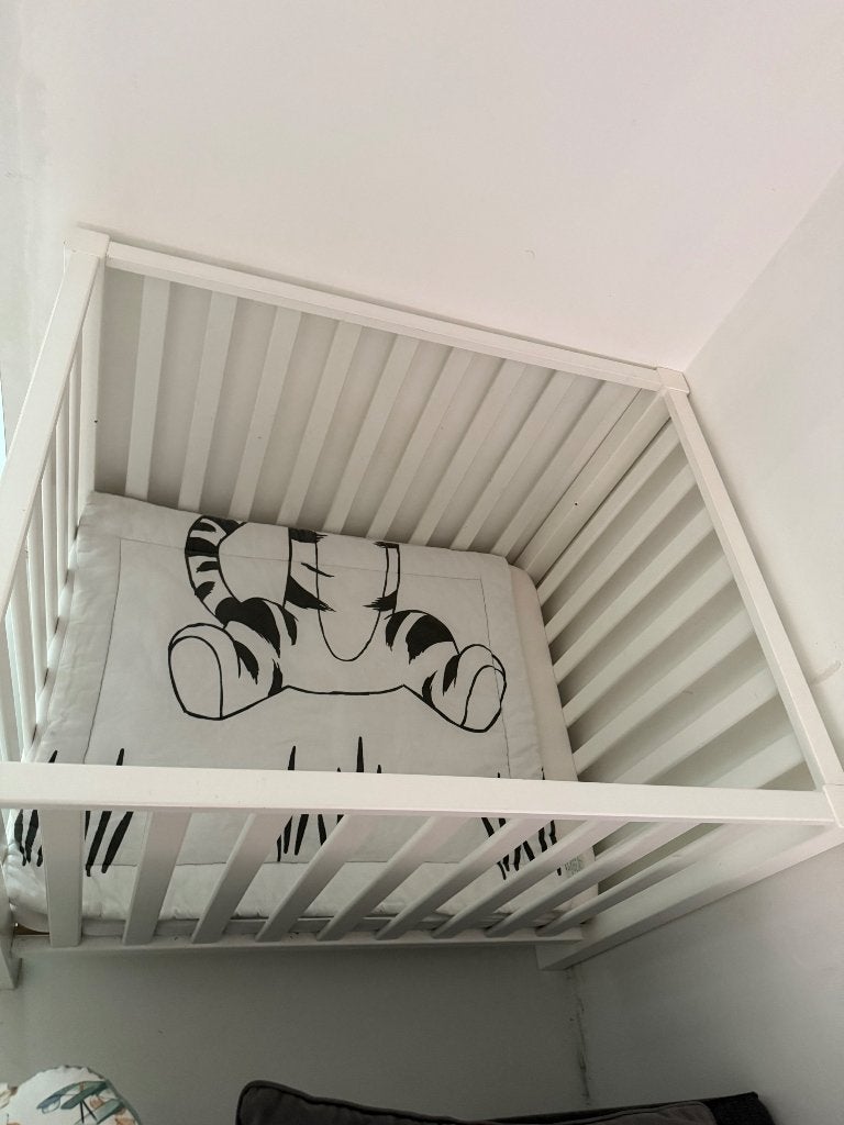 Bed/Babybox/baby park, Enlèvement, Comme neuf, Carré, Réglable en hauteur