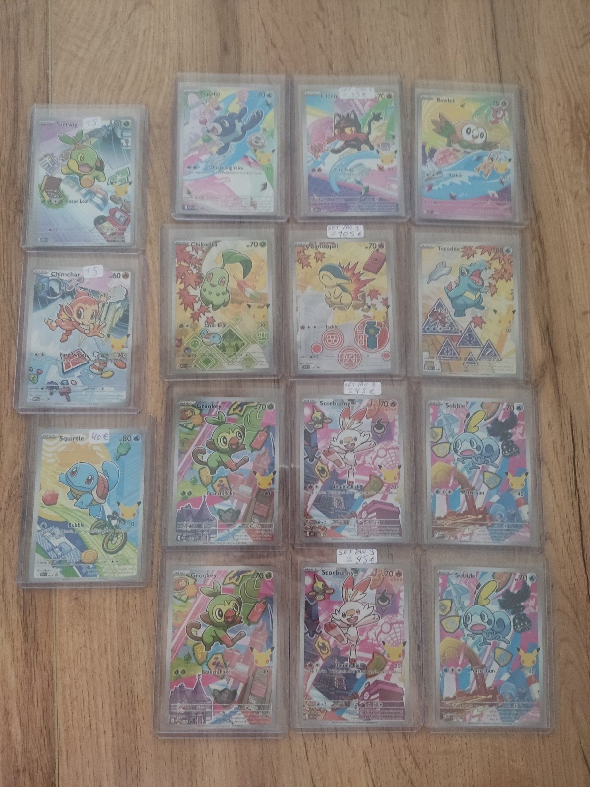 First partner pokemon set, Enlèvement ou Envoi