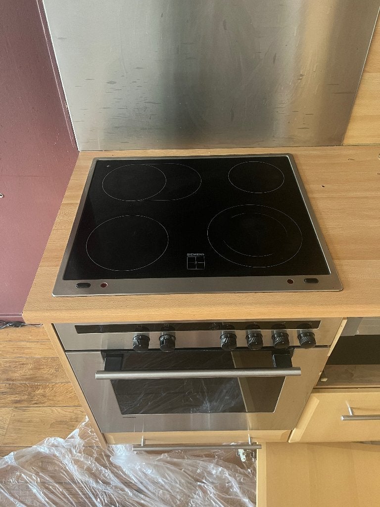 Ingebouwde oven met kookplaat Siemens, Elektronische apparatuur, Ovens, Ophalen, Gebruikt, Oven, Hete lucht