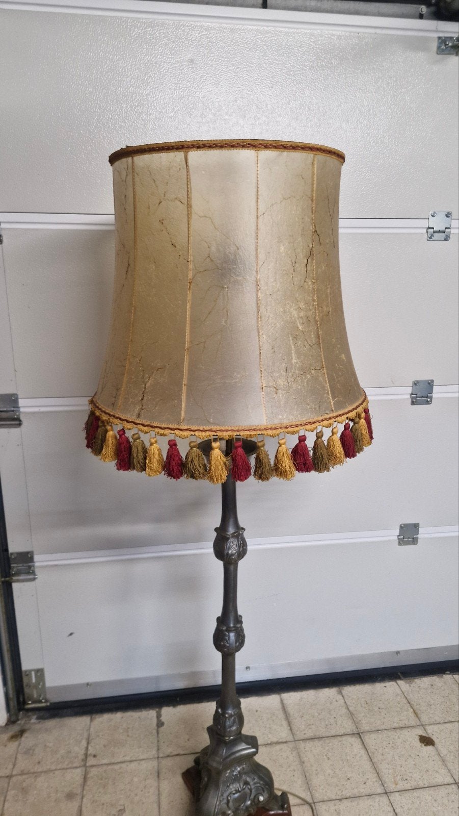 ancienne lampe en etain de décoration, Antiquités & Art, Enlèvement ou Envoi