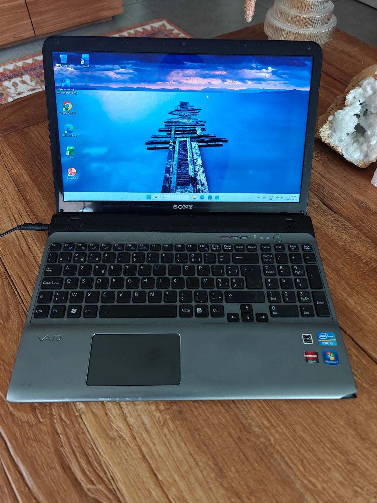 Sony Vaio i3 4 Go 120 Go SSD Windows 11 Office 365, Informatique & Logiciels, Ordinateurs portables Windows, SSD, Azerty, Enlèvement ou Envoi