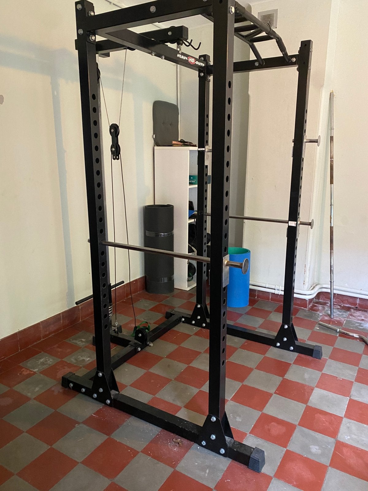 Complete Home Gym 166 KG – Power Rack, Sports & Fitness, Enlèvement, Utilisé