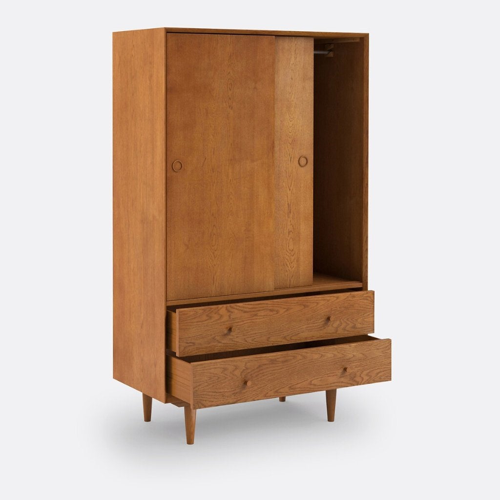 Kleerkast La Redoute, 100 à 150 cm, 50 à 75 cm, Avec espace de penderie, Mid century modern