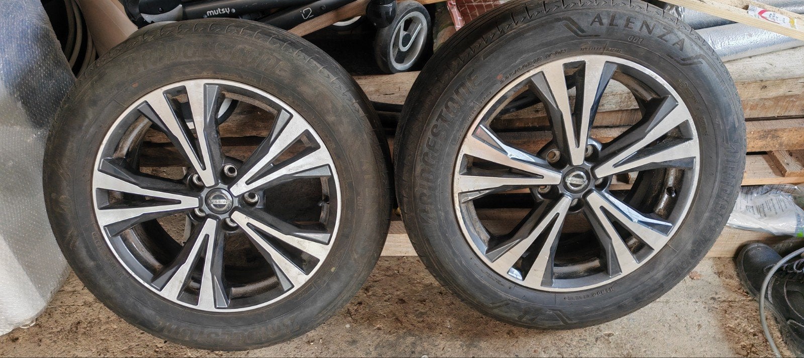 4 stuks Nissan xtrail Originele velgen 18 inch, Ophalen, 18 inch, Velg(en)