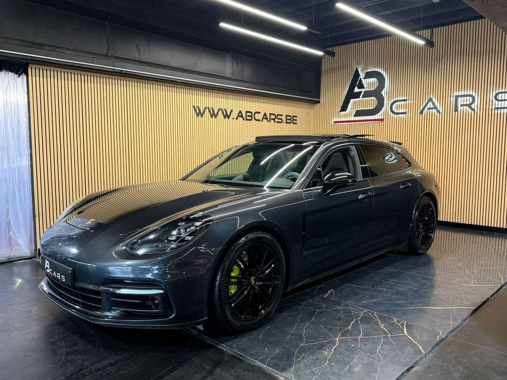 Porsche Panamera 4 e-Hybrid Sport Turismo 2.9 V6 * GARANTIE, Cuir, Argent ou Gris, Achat, Chargement par induction pour smartphones