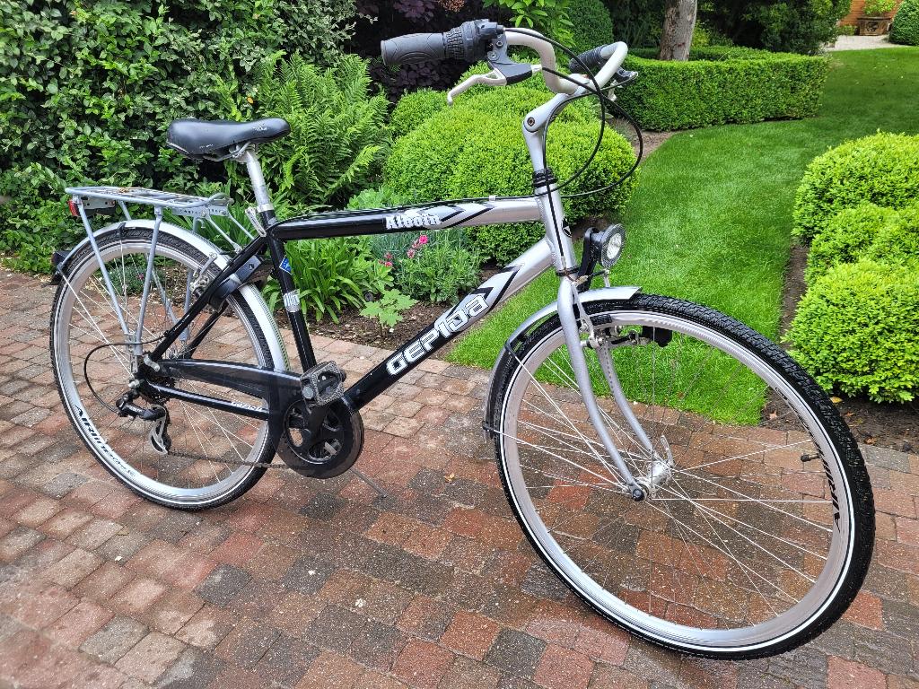 Herenfiets GEPIDA - Alboin, Fietsen en Brommers, Gebruikt, Velgrem, Versnellingen, Ophalen