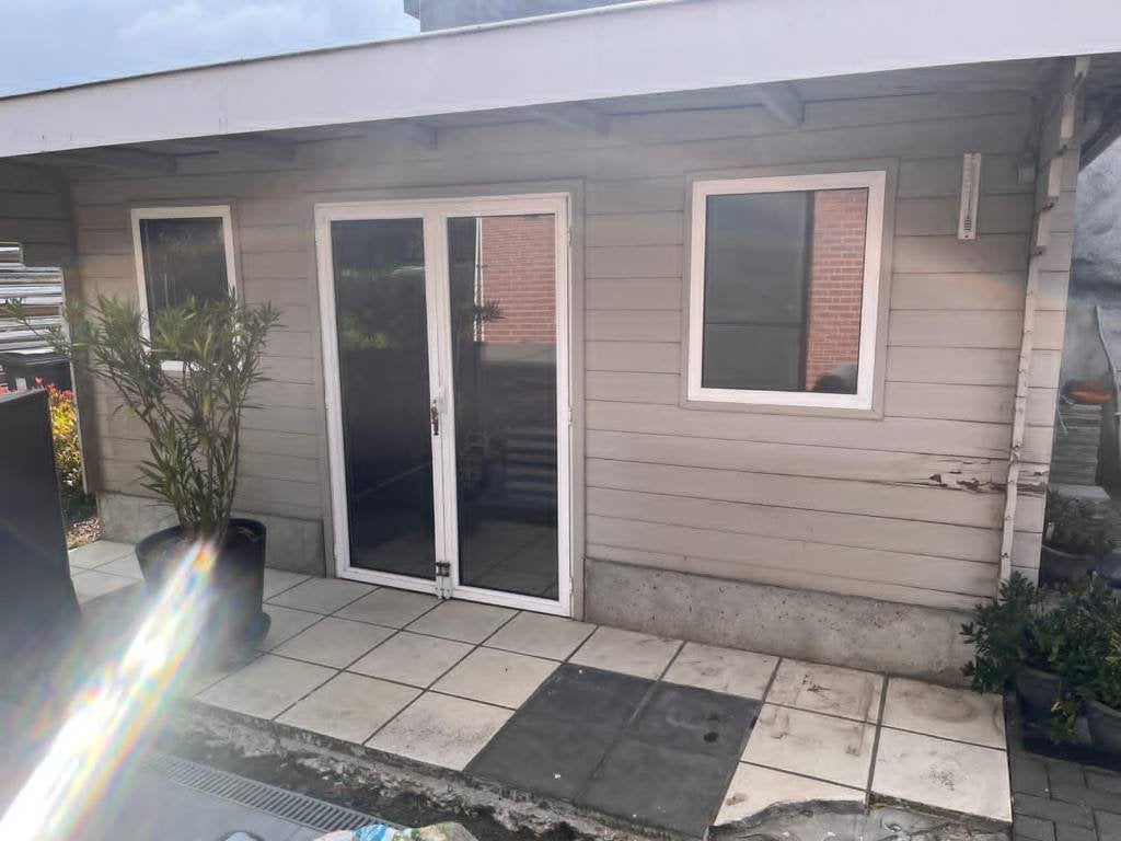 Blokhut Tuinhuis Gratis, Tuin en Terras, Tuinhuizen, Ophalen, Gebruikt, Blokhut, 2 ramen