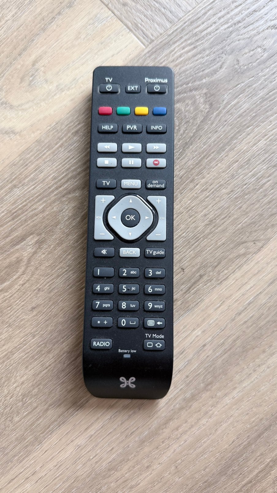 Proximus afstandsbediening, Audio, Tv en Foto, Afstandsbedieningen, Ophalen of Verzenden, Zo goed als nieuw