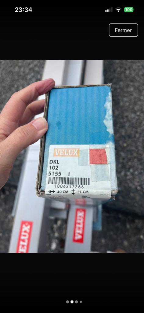 Store occultant  Velux DKL 102 5155 - brique, Enlèvement ou Envoi