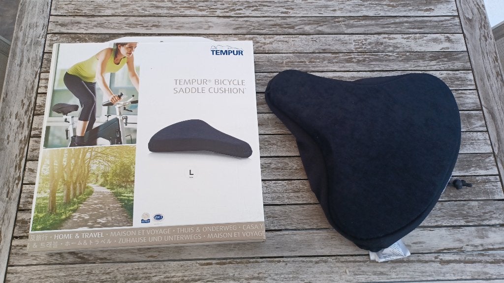 Tempur fiets zadeldekje hometrainer Large NIEUW, Ophalen of Verzenden, Nieuw, Hometrainer