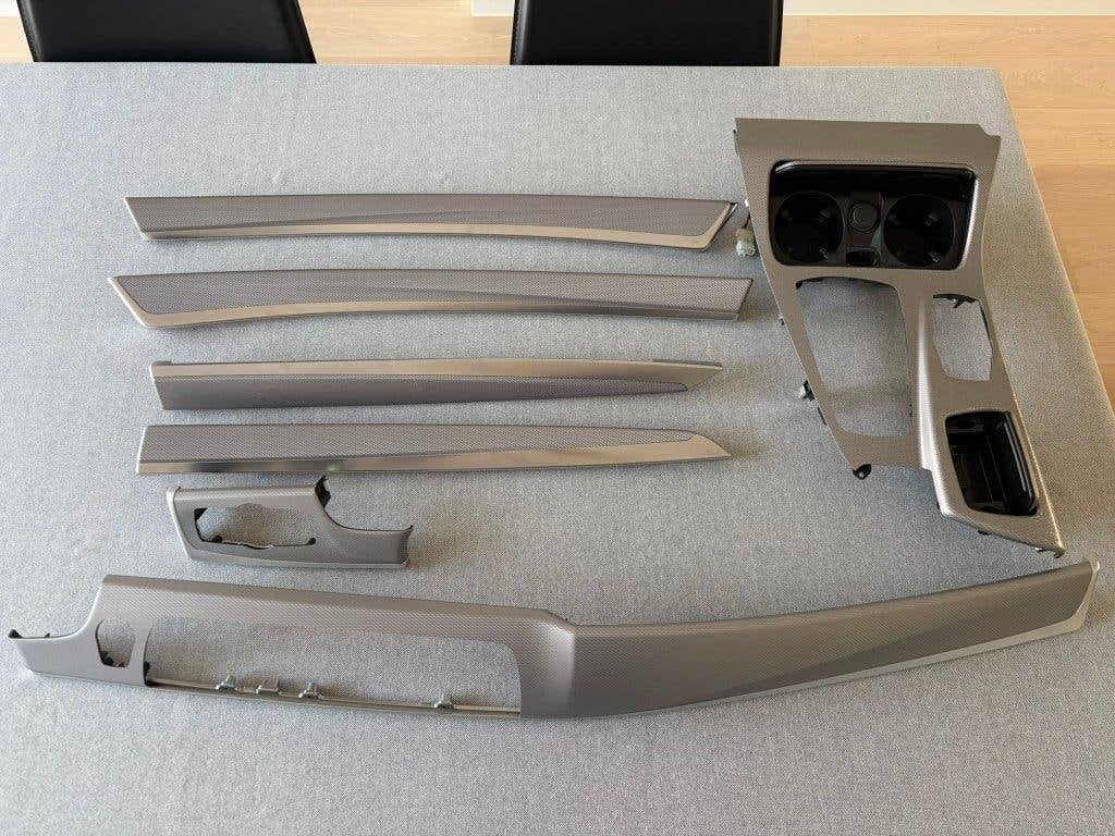 Interieurlijsten BMW F10 F11 alu hexagon, Enlèvement, Utilisé, BMW
