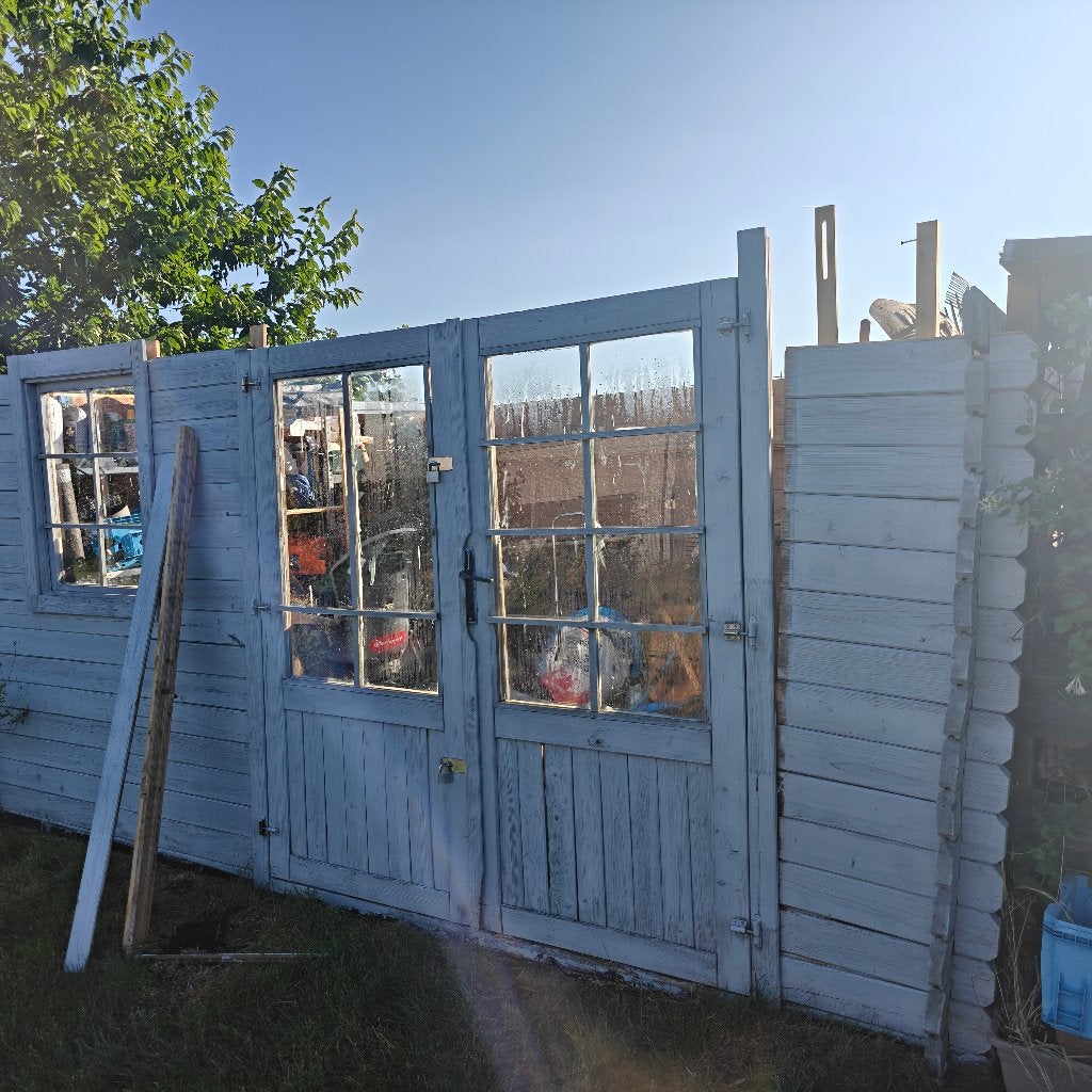 Abris jardin à réparer, Jardin & Terrasse, Abris de jardin, Enlèvement, Utilisé, Bois, Abri de jardin