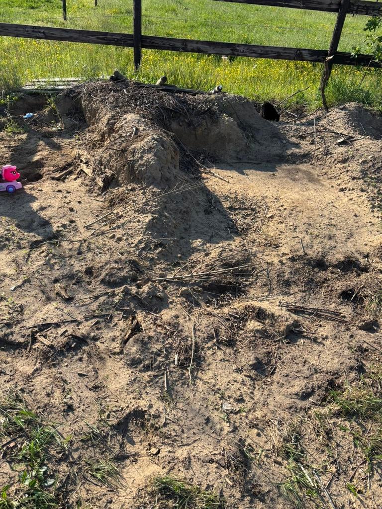 ** GRATIS ** Gele zand, aantal kuub (gok 5)., Tuin en Terras, Zand, Ophalen