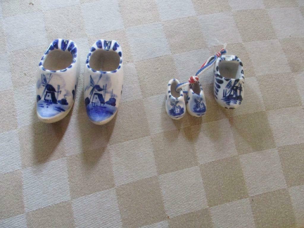 5 sabots anciens en porcelaine, Enlèvement ou Envoi