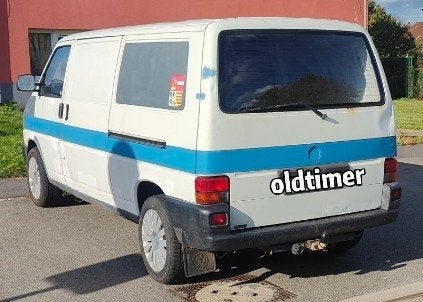 T4 VW Transporter 2.4 D (1996) – Oldtimer – 265.000 km, Autos, Achat, 3 places, Volkswagen, Bleu