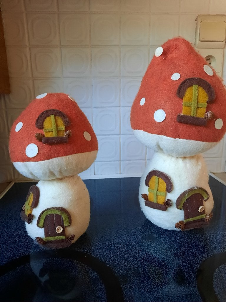 mooi set deurstoppen paddestoelen voor de herfst decoratie, Enlèvement ou Envoi