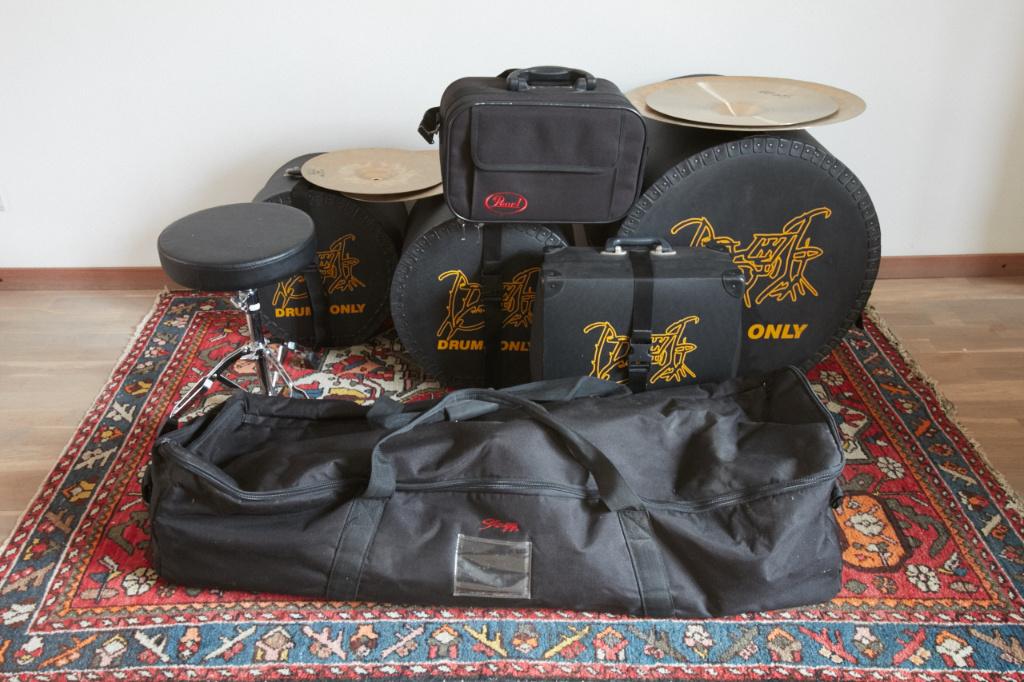 Drumstel Sonor, Ophalen, Gebruikt