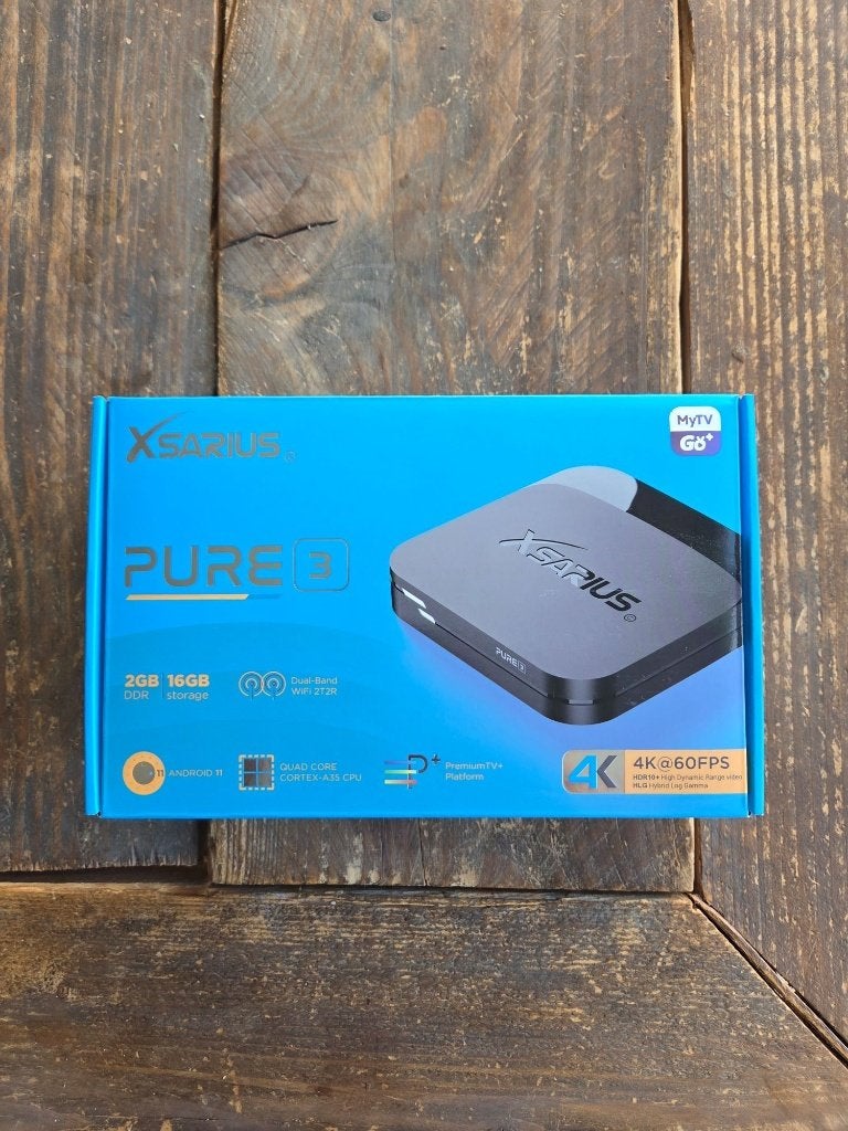Xsarius Pure 3 4K UHD Streaming Box, Envoi, Comme neuf, 4k (UHD)