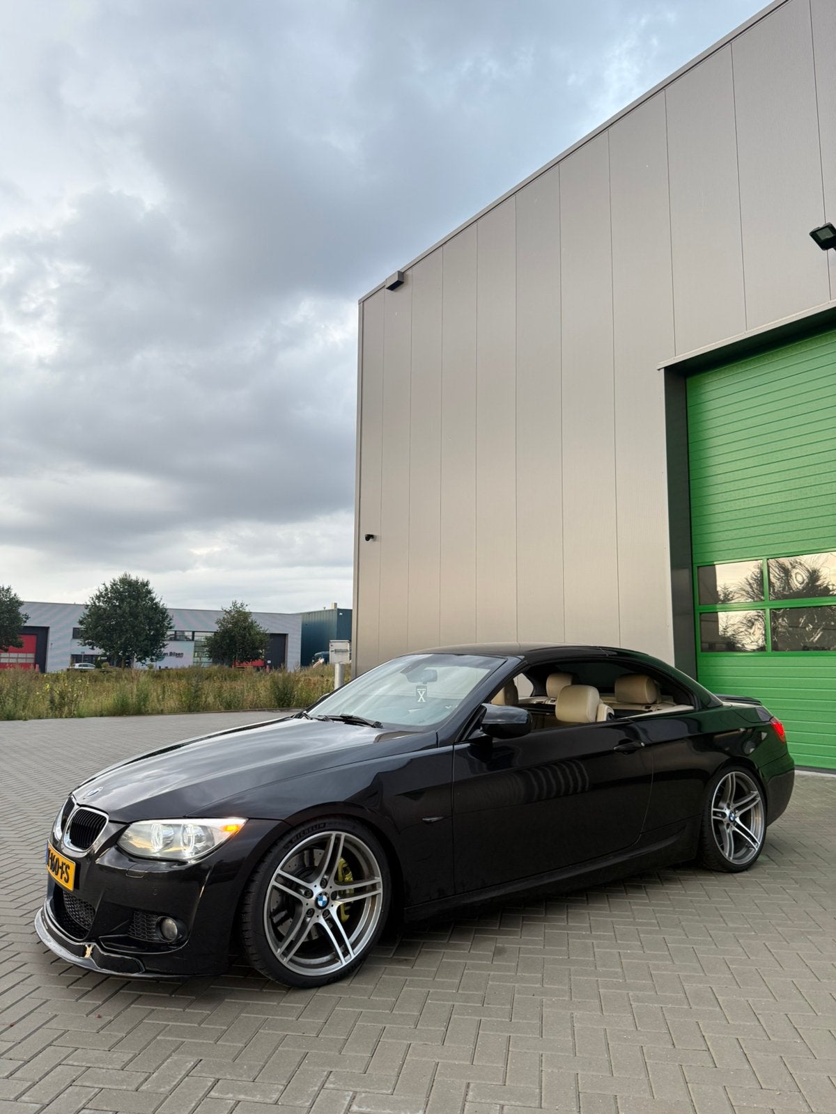 BMW 3-Serie 3.0 I 335 Cabrio DCT e93 2011 N55 Zwart, Autos, Cuir et Alcantara, Achat, Beige, Cabriolet