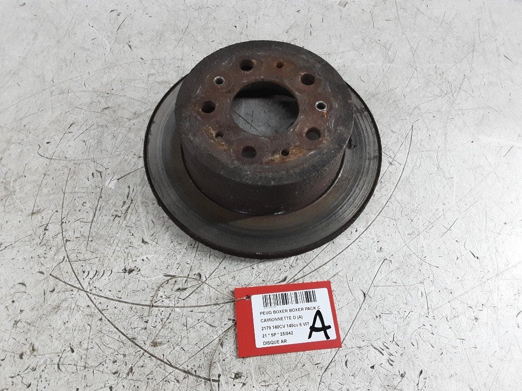 FREIN DISQUE ARRIÈRE Peugeot Boxer (U9) (01-2006/12-2023), Mevr. I. Hauben, Utilisé, Rue de l'Espoir 34 34
4030  GRIVEGNÉE, BE