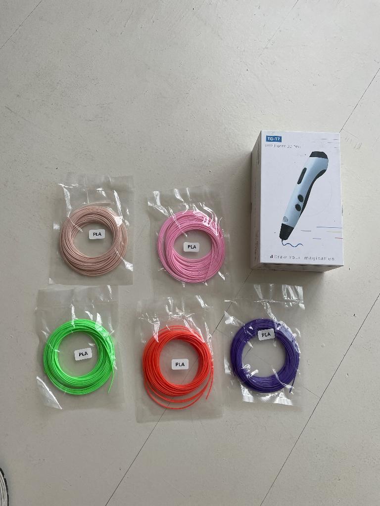 Nieuwe TG-17 3D-pen + PLA-filamenten inbegrepen, Ophalen, Zo goed als nieuw