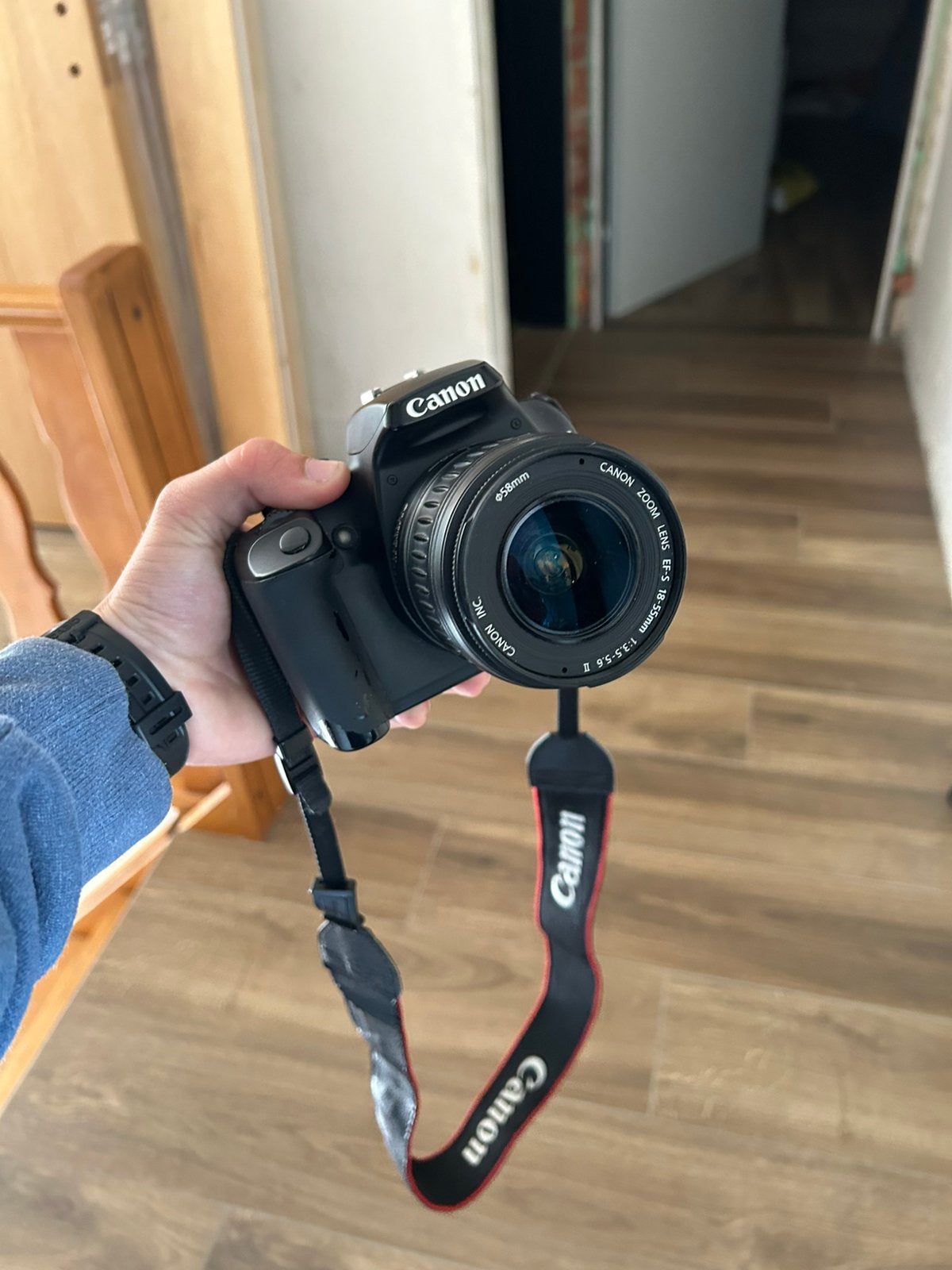 Canon 1000D met lens 18-55mm, Ophalen, Gebruikt, Canon