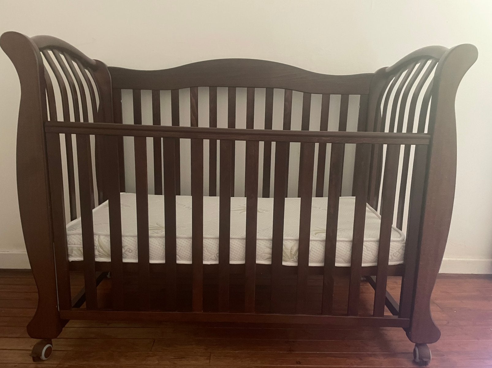 Set van kinderbedje + Eco-matrass 120x60, Zo goed als nieuw, Minder dan 140 cm, Minder dan 70 cm, Ophalen