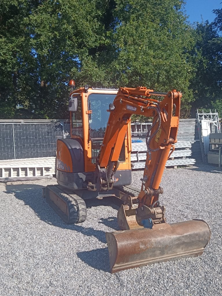 doosan dx27z, Ophalen, Graafmachine