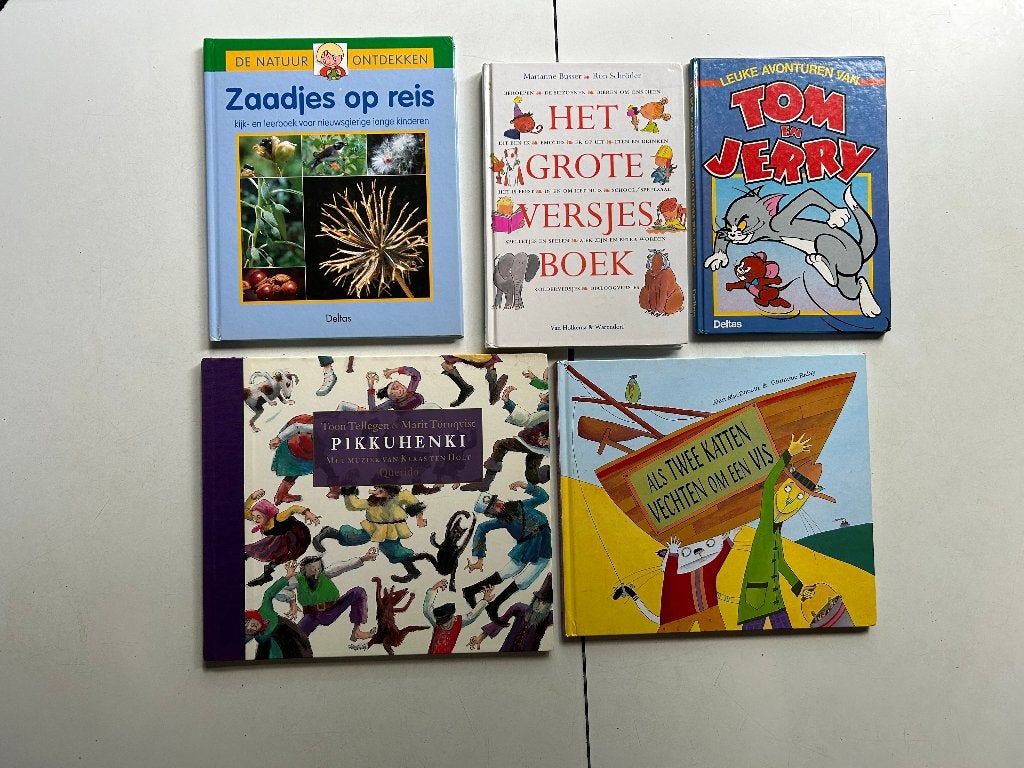 5 VOORLEESBOEKEN, Ophalen of Verzenden, Zo goed als nieuw, Voorleesboek