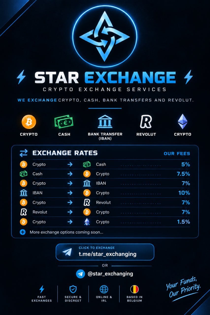 Star Exchange | Crypto  cash Exchange, Telecommunicatie, Ophalen of Verzenden, Zo goed als nieuw