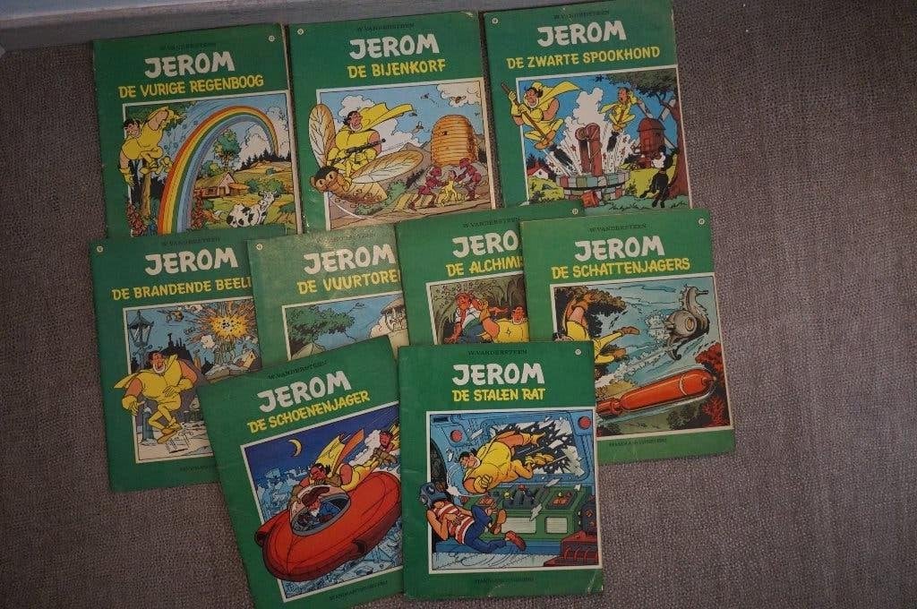 9 Jerom strips - 1ste druk, Boeken, Ophalen of Verzenden