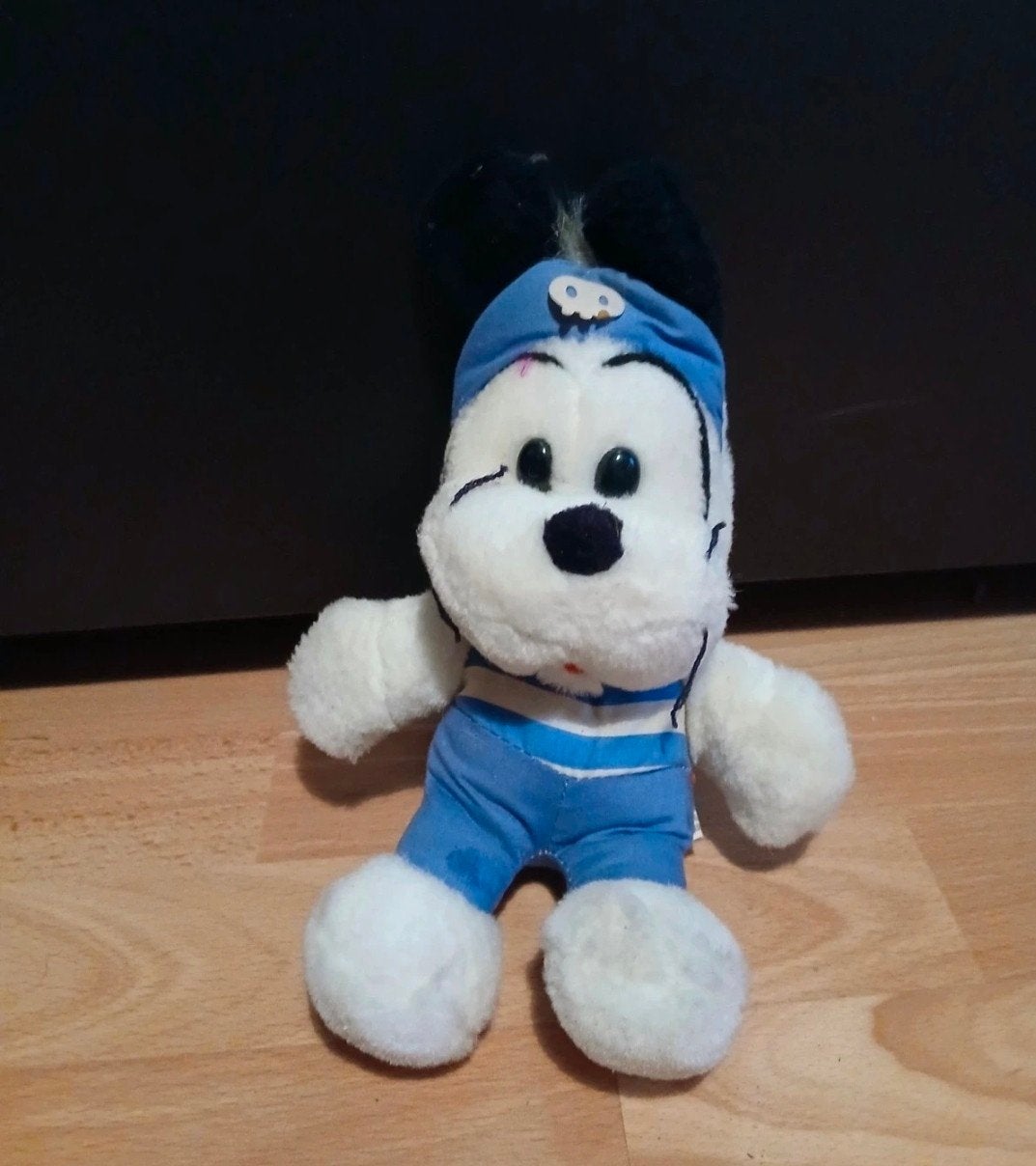 Leuke honden knuffel - amper gebruikt, Bleu, Enlèvement ou Envoi, Autres marques, Chien