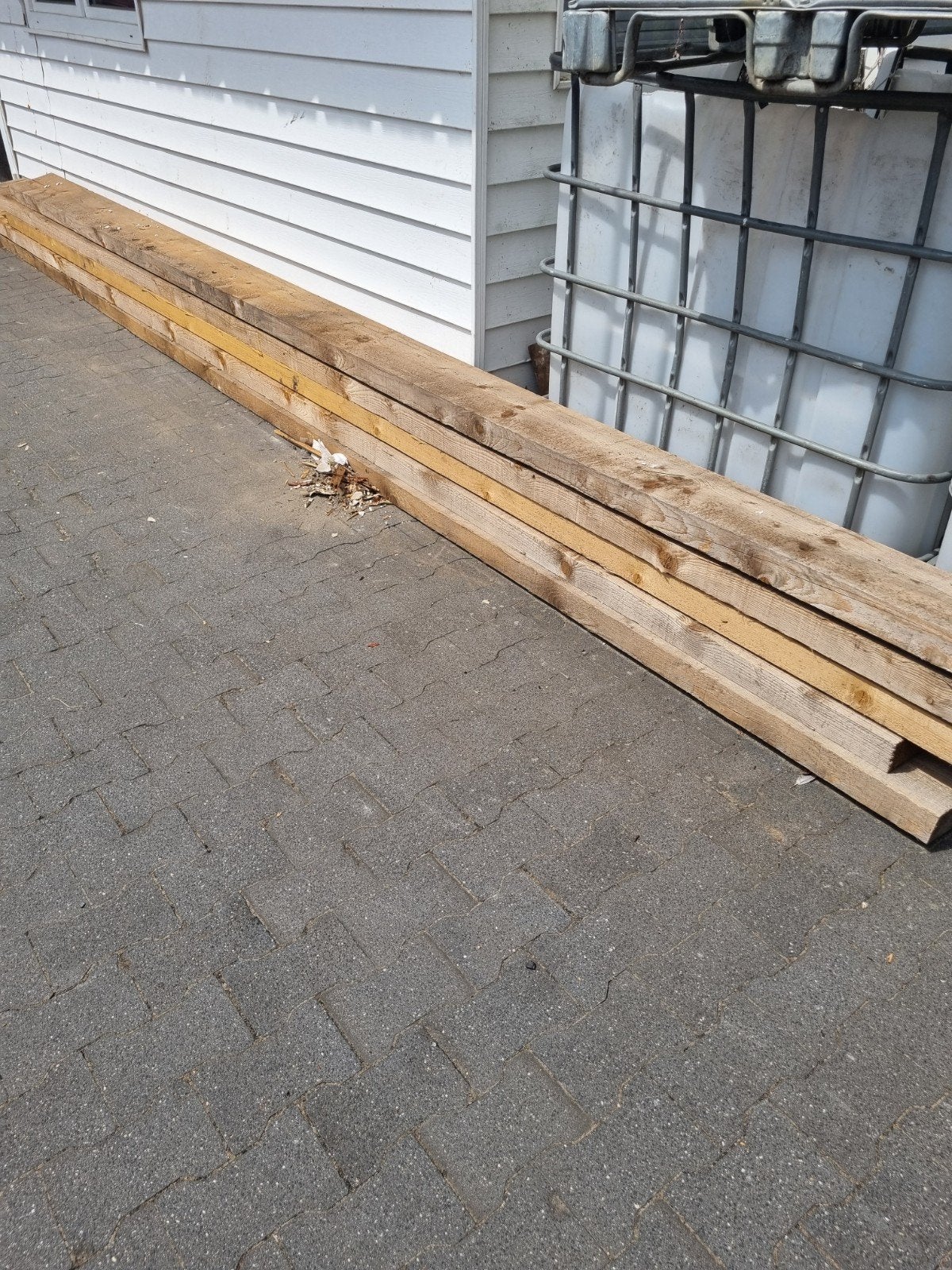 houten balken 24x7 6 meter lang, Ophalen, Balken