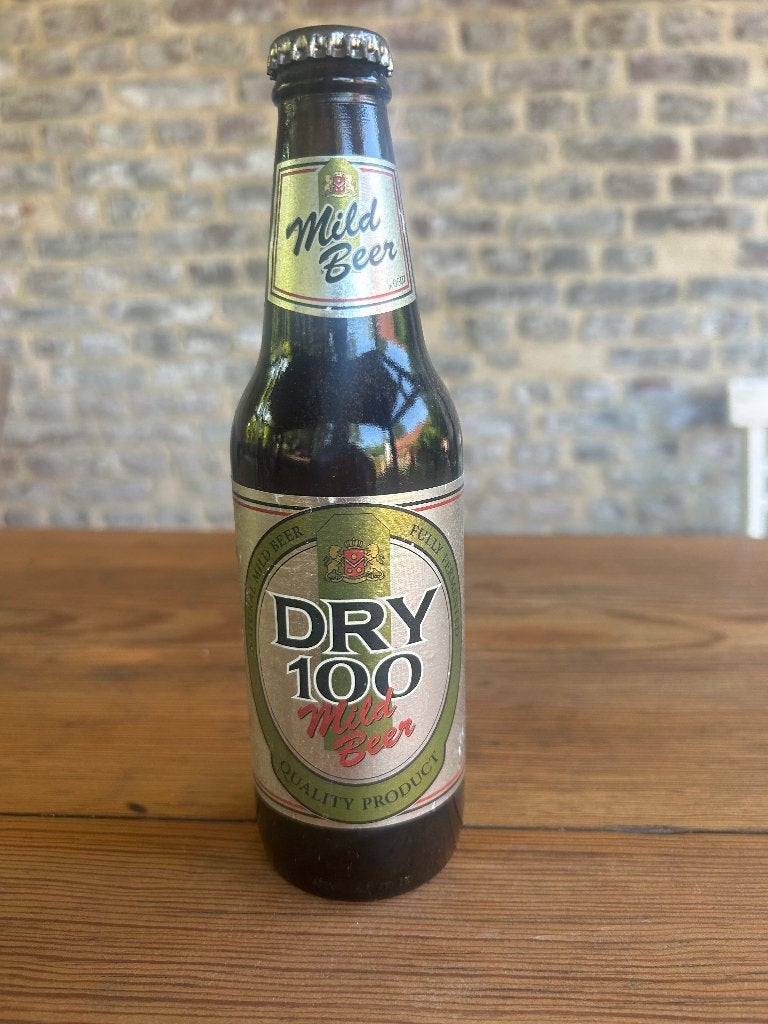 bier Dry 100 vervaldatum 1990 RUILEN !, Verzamelen, Ophalen of Verzenden
