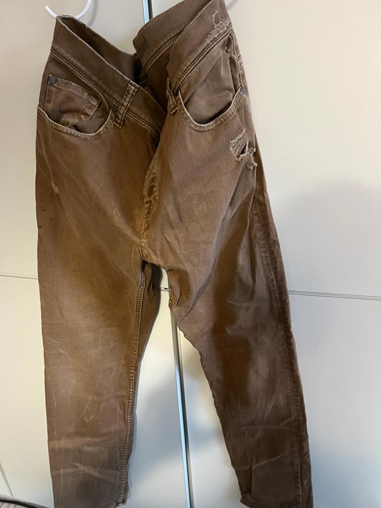 Jean en jean brun dessert 7 Seven for All Mankind, Enlèvement, Comme neuf