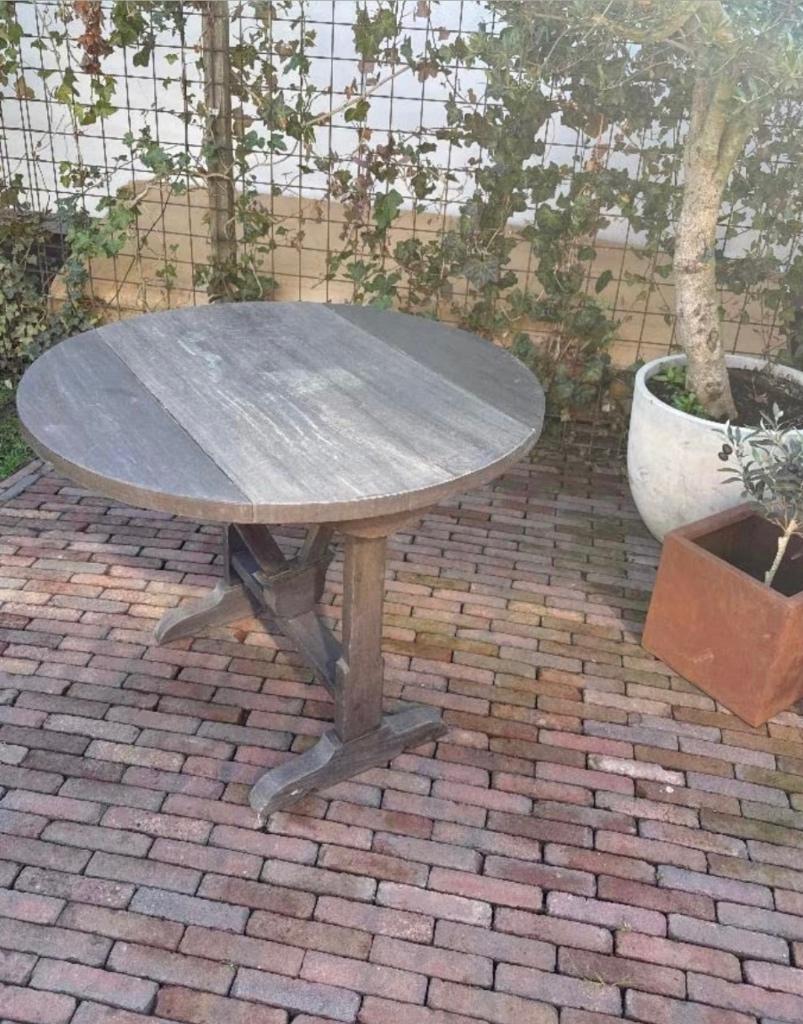 Table pliante rurale - attrayante et pratique - Ø94 cm, Maison & Meubles, Tables | Tables à manger, Rond, 50 à 100 cm, Comme neuf