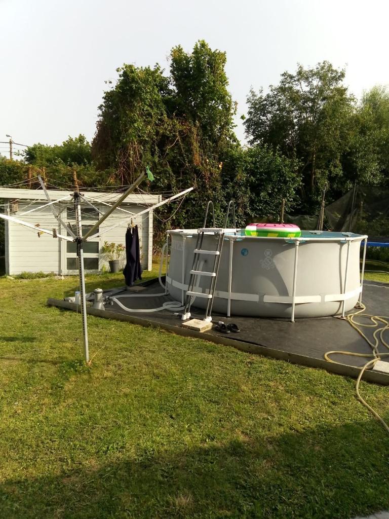 INTEX 3200 GPH POMP + ZWEMBAD + ACCESSOIRES + ZAND, Tuin en Terras, Ophalen, Gebruikt, 80 tot 120 cm, Rond