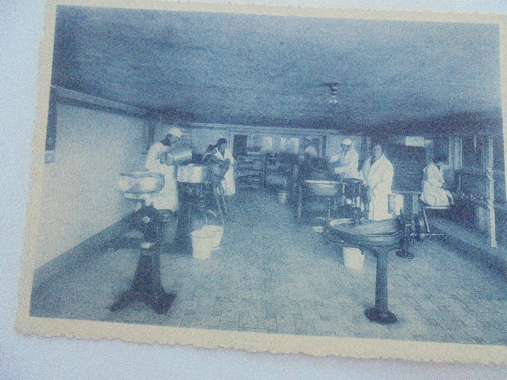 wavre-institut des ursulines-laiterie, Envoi, 1940 à 1960, Non affranchie, Brabant Wallon