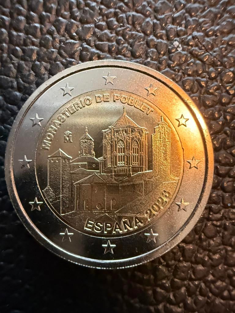2 euro spanje 2026 klooster, Postzegels en Munten, Munten | Europa | Euromunten, Ophalen of Verzenden, Spanje, 2 euro