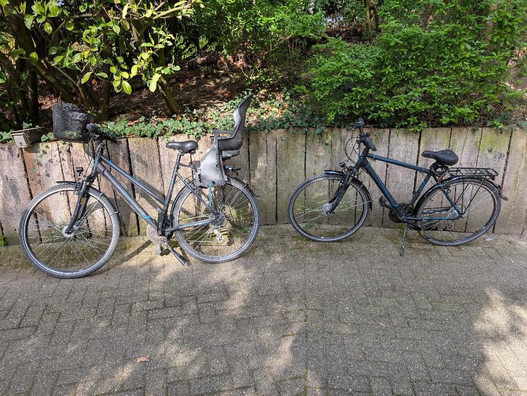 Heren- en damesfietsen, Fietsen en Brommers, Ophalen, Gebruikt, Overige merken, Versnellingen