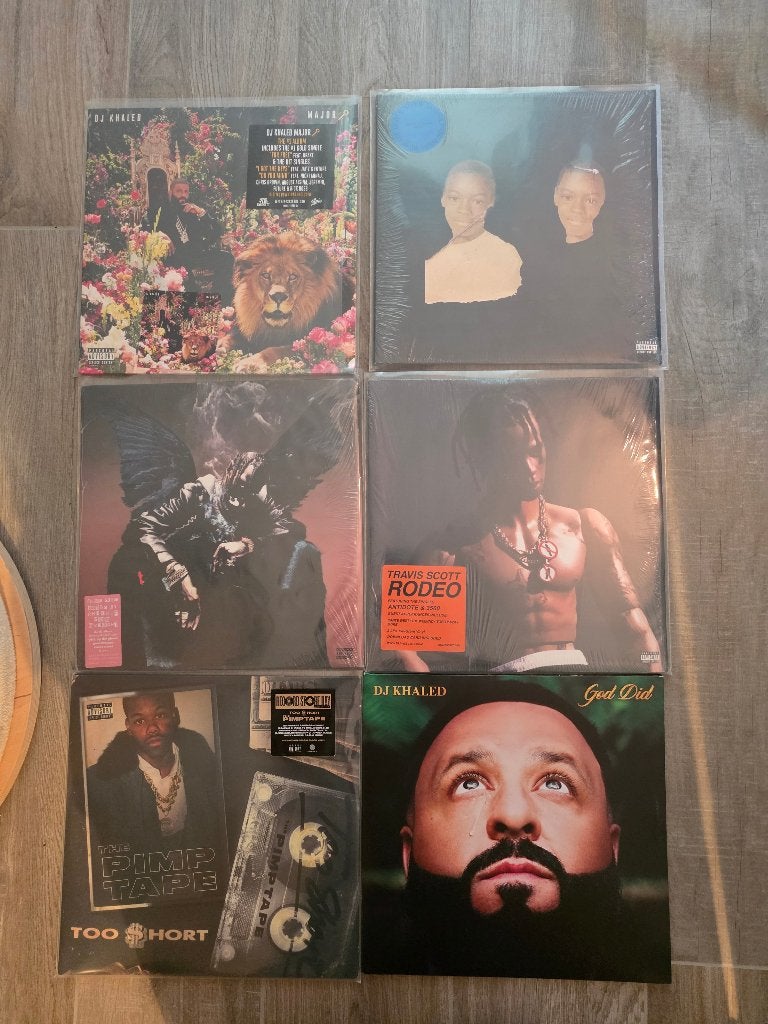 Vinyl platen rap rb dj khaled travis scott, Ophalen of Verzenden