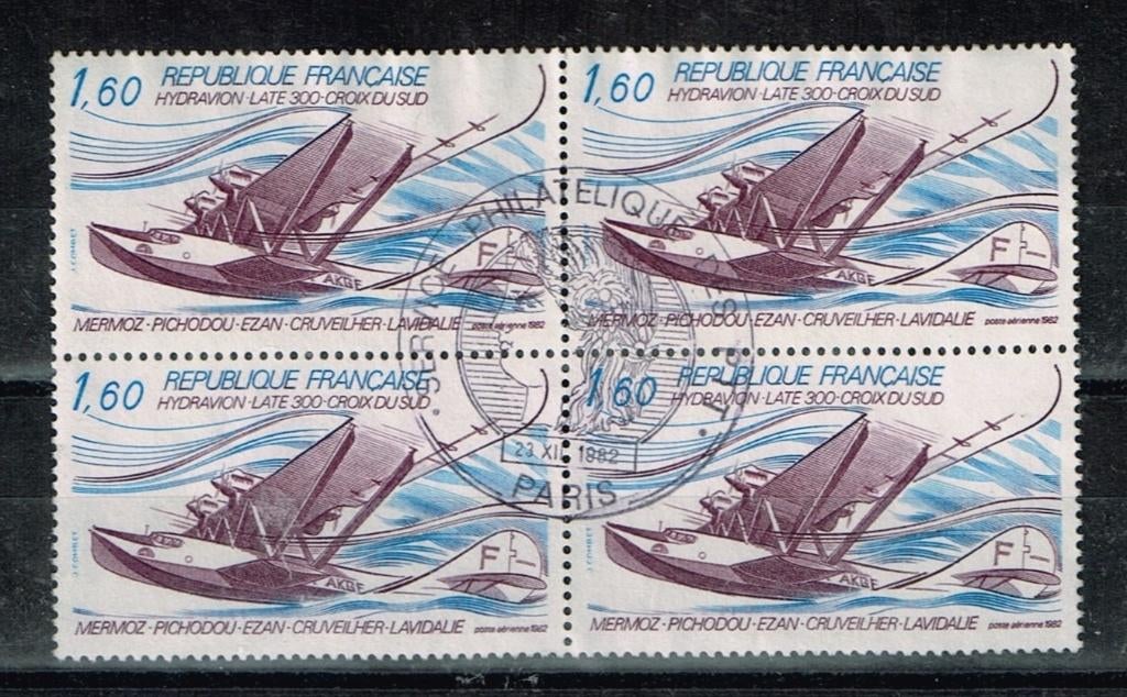 Timbres-poste de France - K 5408 - hydravion, Envoi, Affranchi
