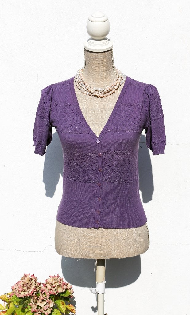 Mooie paarse katoenen top S - B.Young, Kleding | Dames, Truien en Vesten, Paars, Ophalen of Verzenden, Zo goed als nieuw, B. Young