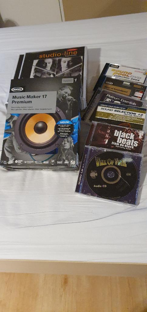 Music Maker 17 premium software + CD's, Computers en Software, Audio-software, Ophalen, Zo goed als nieuw