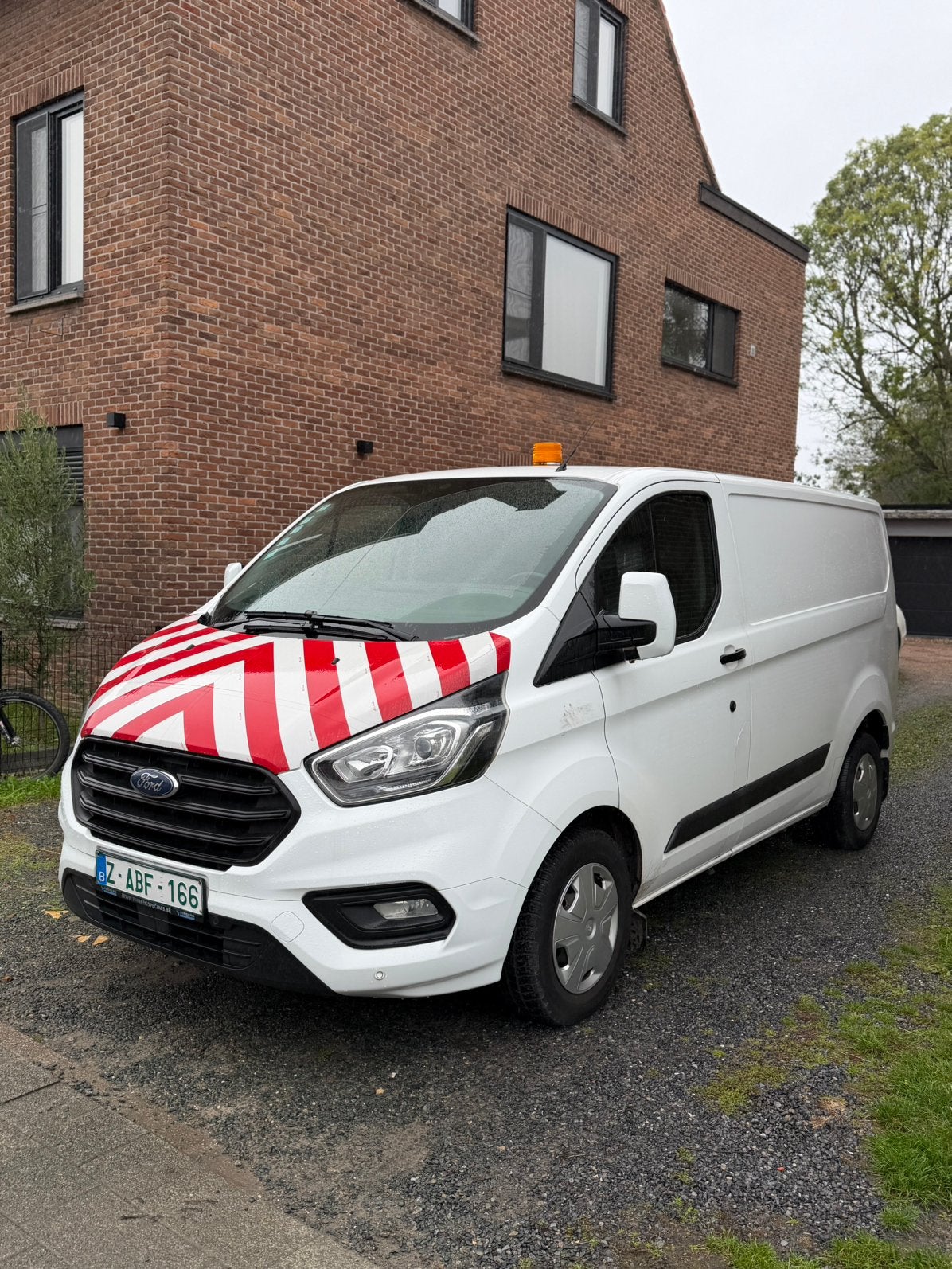 Ford Transit Custom / euro6b / Airco / alu rekken / btw, Voorwielaandrijving, Dealer onderhouden, Stof, Euro 6