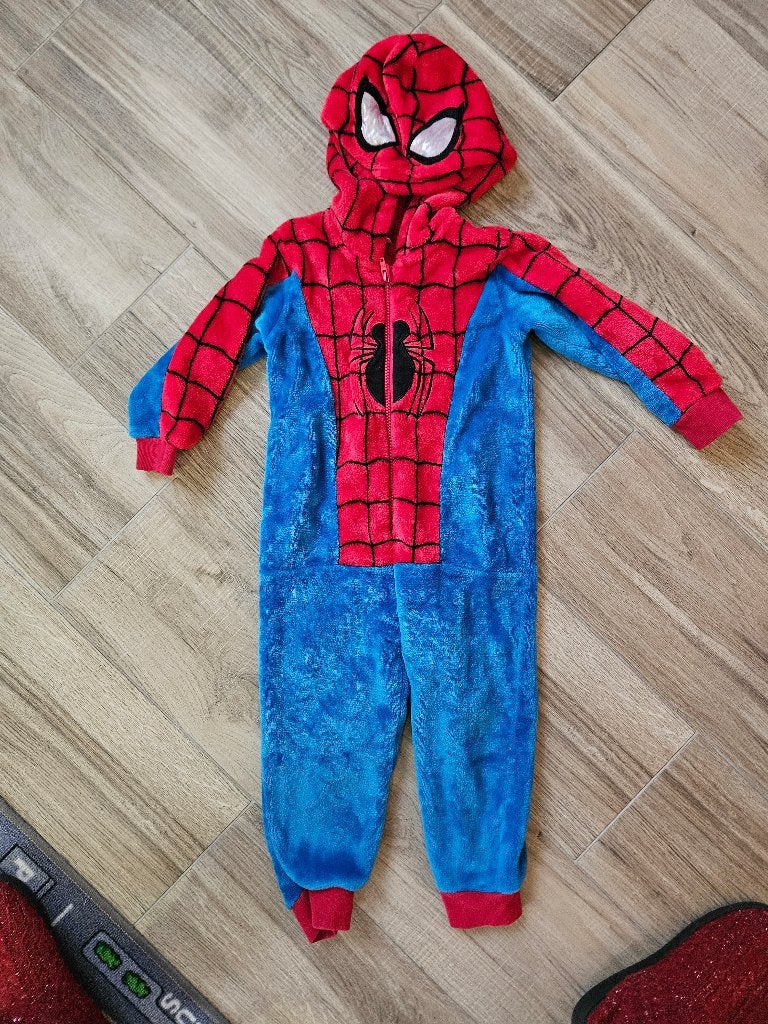 Onesie spiderman maat 104, Ophalen, Zo goed als nieuw, 104 of kleiner, Jongen of Meisje