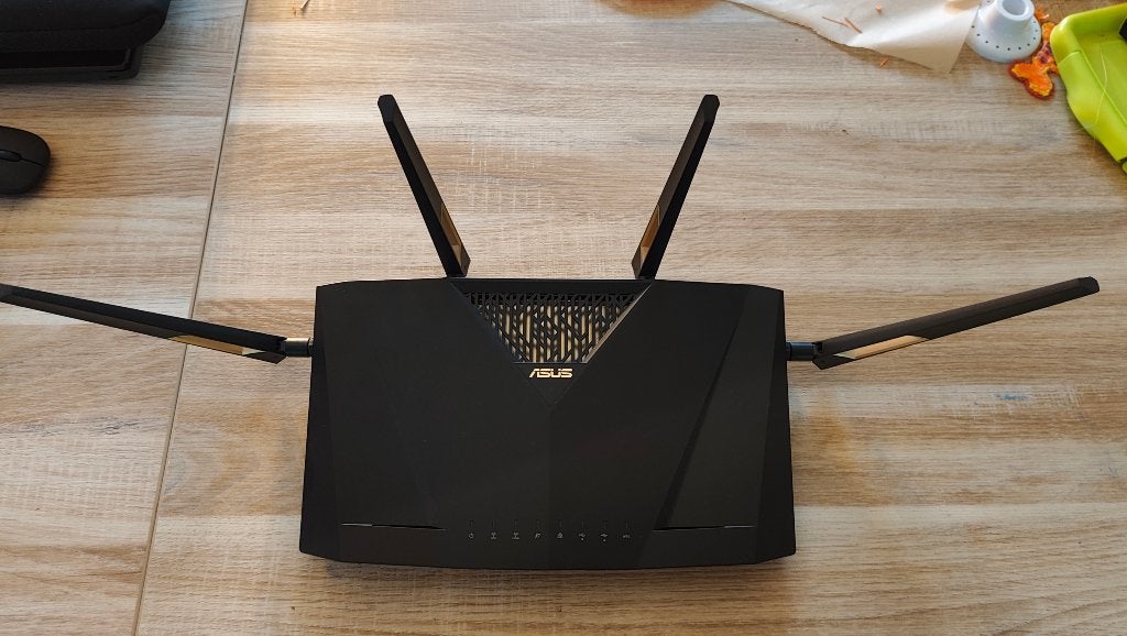 asus ax6000 zo goed als nieuw, Informatique & Logiciels, Enlèvement ou Envoi, Comme neuf, Routeur, ASUS