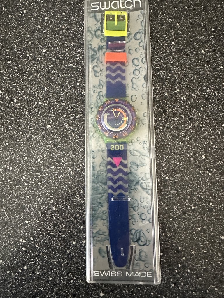 swatch scuba horloge, Ophalen, Kunststof, Polshorloge, Swatch